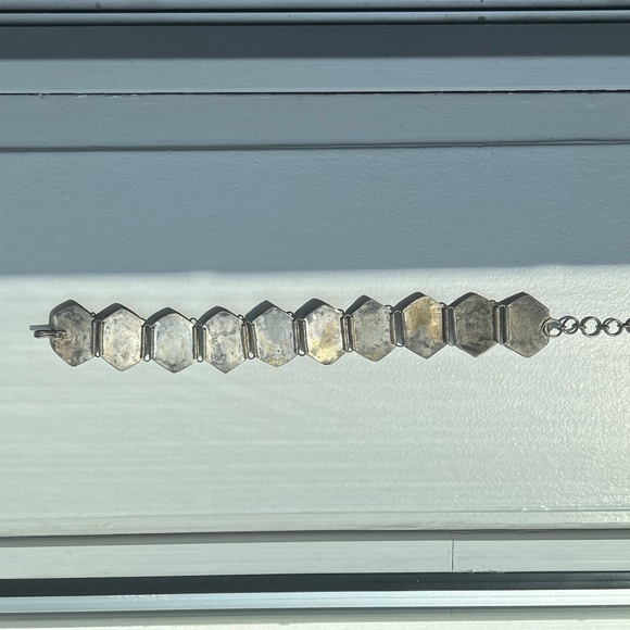 Vintage Stone and Pewter tone Choker - Picture 7 of 9